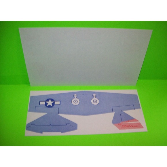 Airplane Toy Jack Armstrong Tru-Flite Model Of Curtis P-40 Flying Tiger GM 1944 - Picture 10 of 12